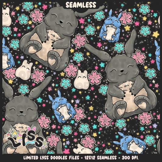 2023 - Lyss Doodles - Seamless - Mains - Winter Studio - 23LD009
