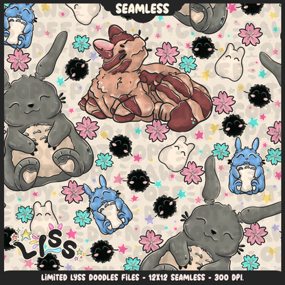 2023 - Lyss Doodles - Seamless - Mains - Winter Studio - 23LD009