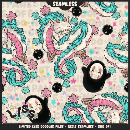2023 - Lyss Doodles - Seamless - Mains - Winter Studio - 23LD009