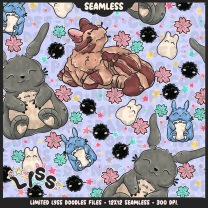 2023 - Lyss Doodles - Seamless - Mains - Winter Studio - 23LD009