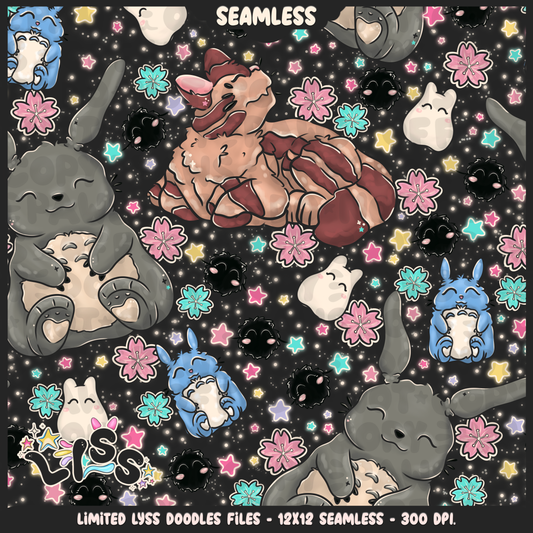 2023 - Lyss Doodles - Seamless - Mains - Winter Studio - 23LD009