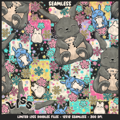 2023 - Lyss Doodles - Seamless - Mains - Winter Studio - 23LD009