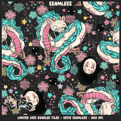 2023 - Lyss Doodles - Seamless - Mains - Winter Studio - 23LD009