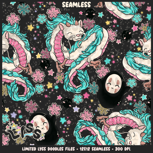2023 - Lyss Doodles - Seamless - Mains - Winter Studio - 23LD009