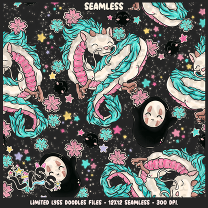 2023 - Lyss Doodles - Seamless - Mains - Winter Studio - 23LD009