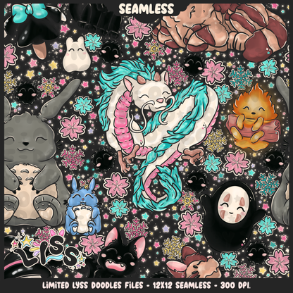2023 - Lyss Doodles - Seamless - Mains - Winter Studio - 23LD009
