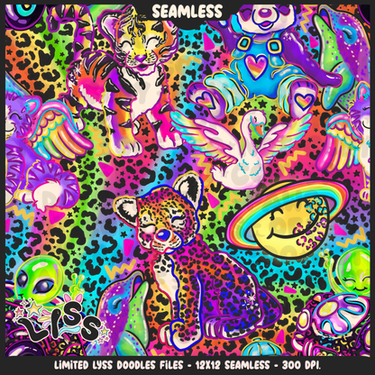 2023 - Lyss Doodles - Seamless - Mains - Inspired LF - 23LD010