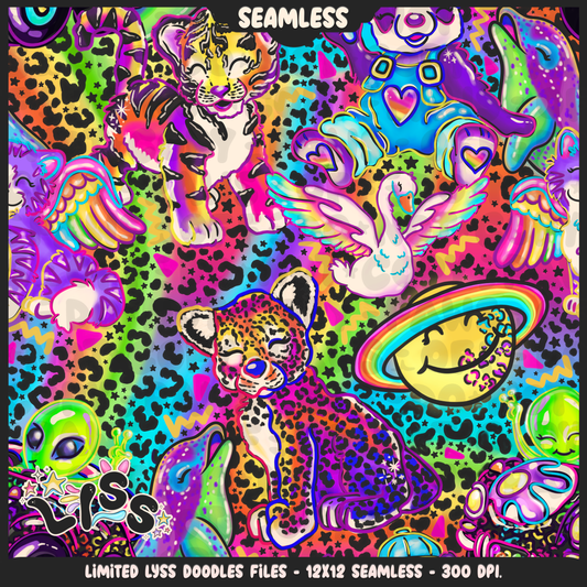 2023 - Lyss Doodles - Seamless - Mains - Inspired LF - 23LD010