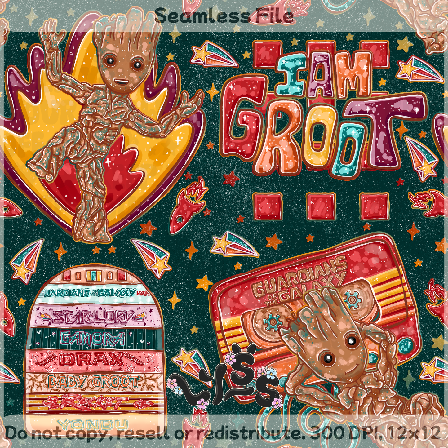 2026 - Lyss Doodles - Seamless Files - 26LD006