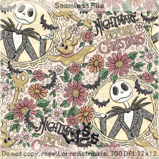 2026 - Lyss Doodles - Seamless - Mystery Files #1 - 26LD007