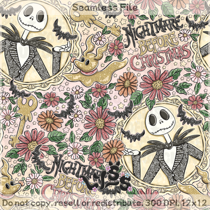 2026 - Lyss Doodles - Seamless - Mystery Files #1 - 26LD007