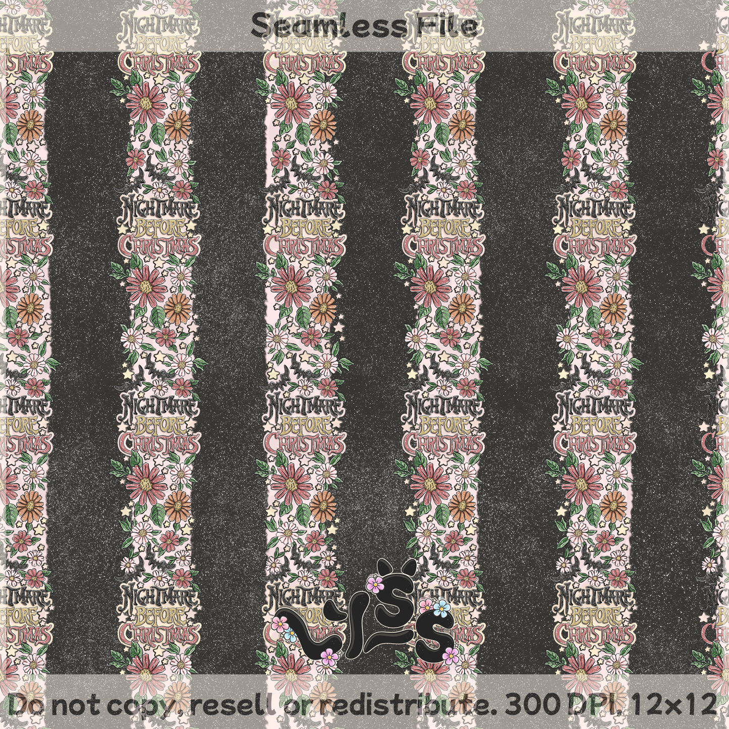 2026 - Lyss Doodles - Seamless Coordinate - Mystery Files #1 - 26LD007