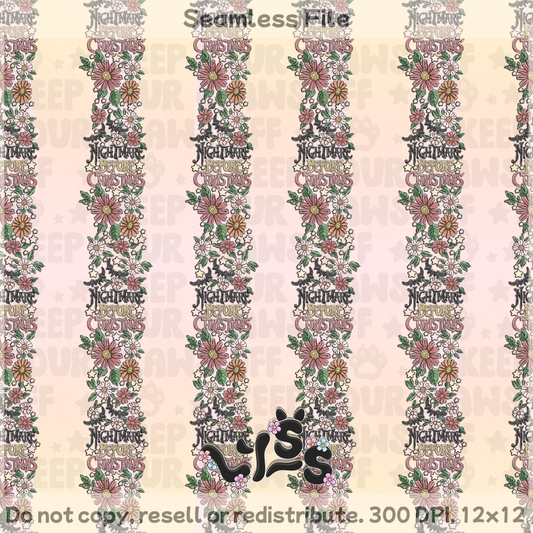 2026 - Lyss Doodles - Seamless Coordinate - Mystery Files #1 - 26LD007