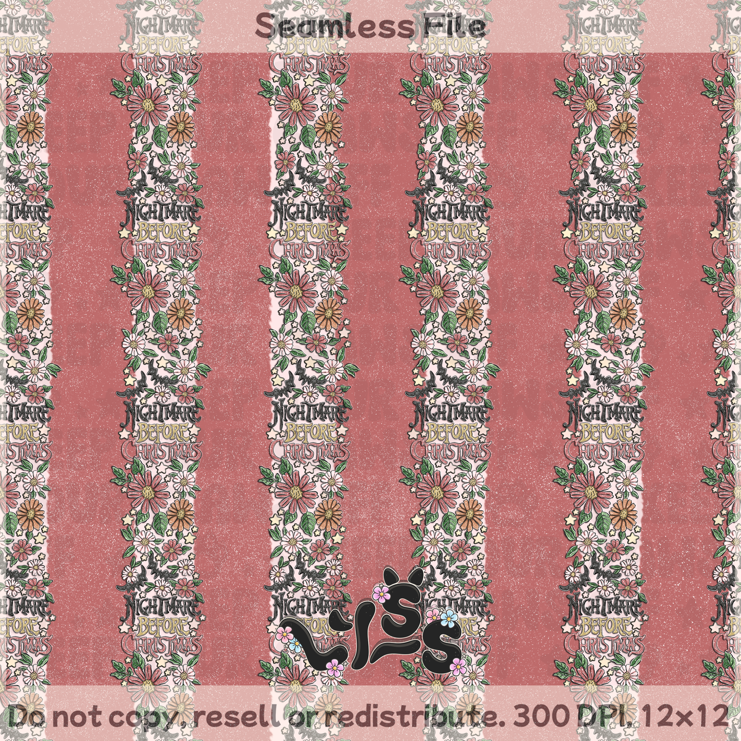 2026 - Lyss Doodles - Seamless Coordinate - Mystery Files #1 - 26LD007