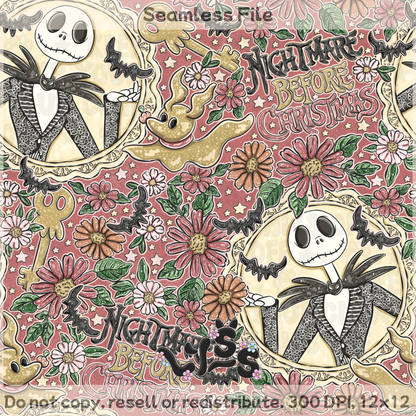 2026 - Lyss Doodles - Seamless - Mystery Files #1 - 26LD007