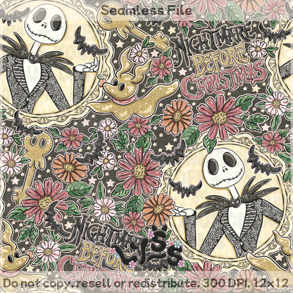 2026 - Lyss Doodles - Seamless - Mystery Files #1 - 26LD007