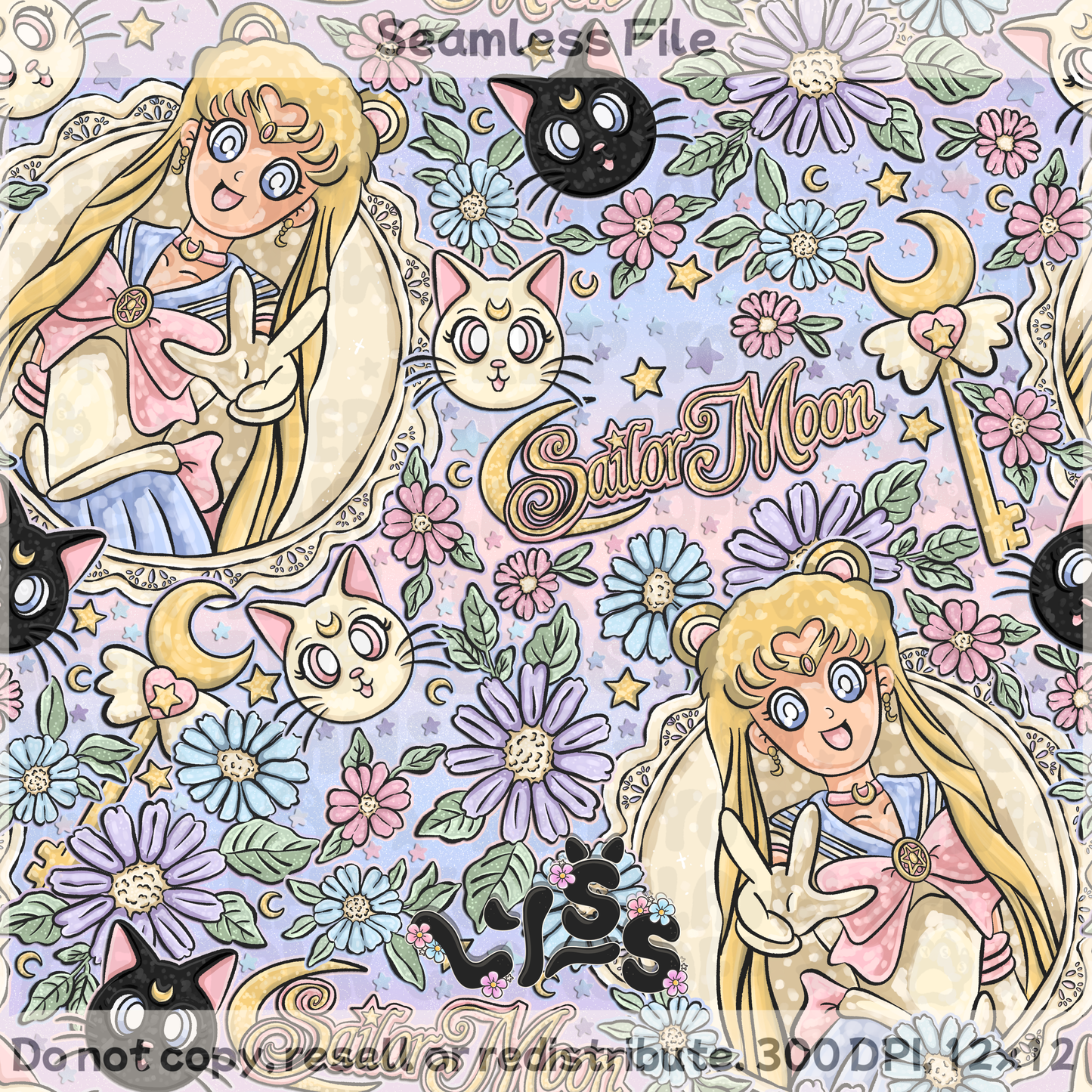 2026 - Lyss Doodles - Seamless - Mystery Files #3 - 26LD009
