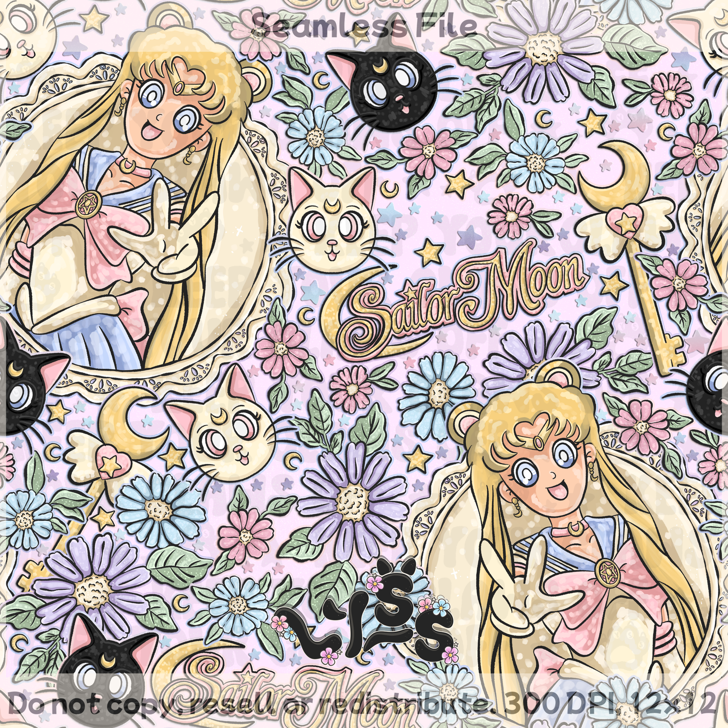 2026 - Lyss Doodles - Seamless - Mystery Files #3 - 26LD009
