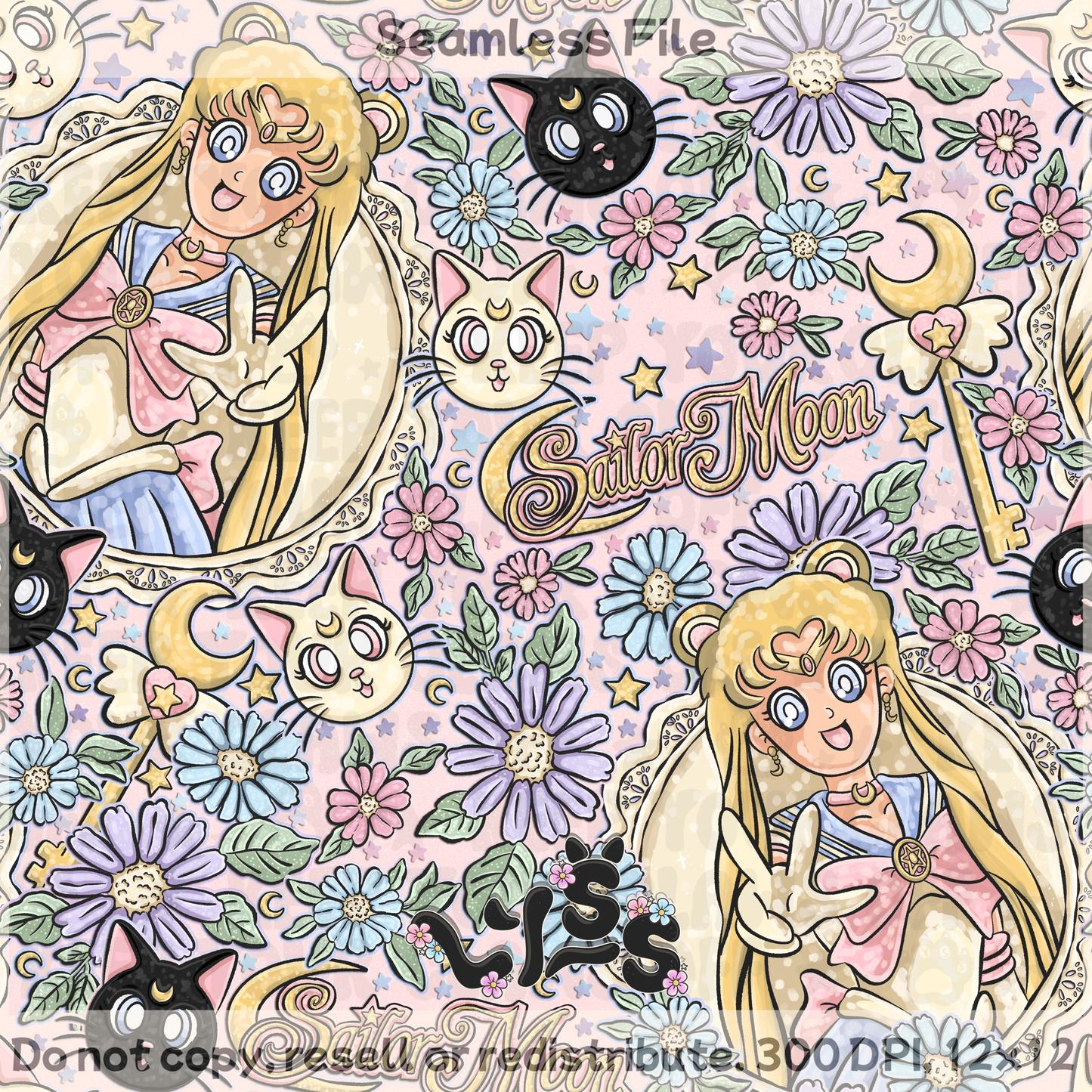 2026 - Lyss Doodles - Seamless - Mystery Files #3 - 26LD009