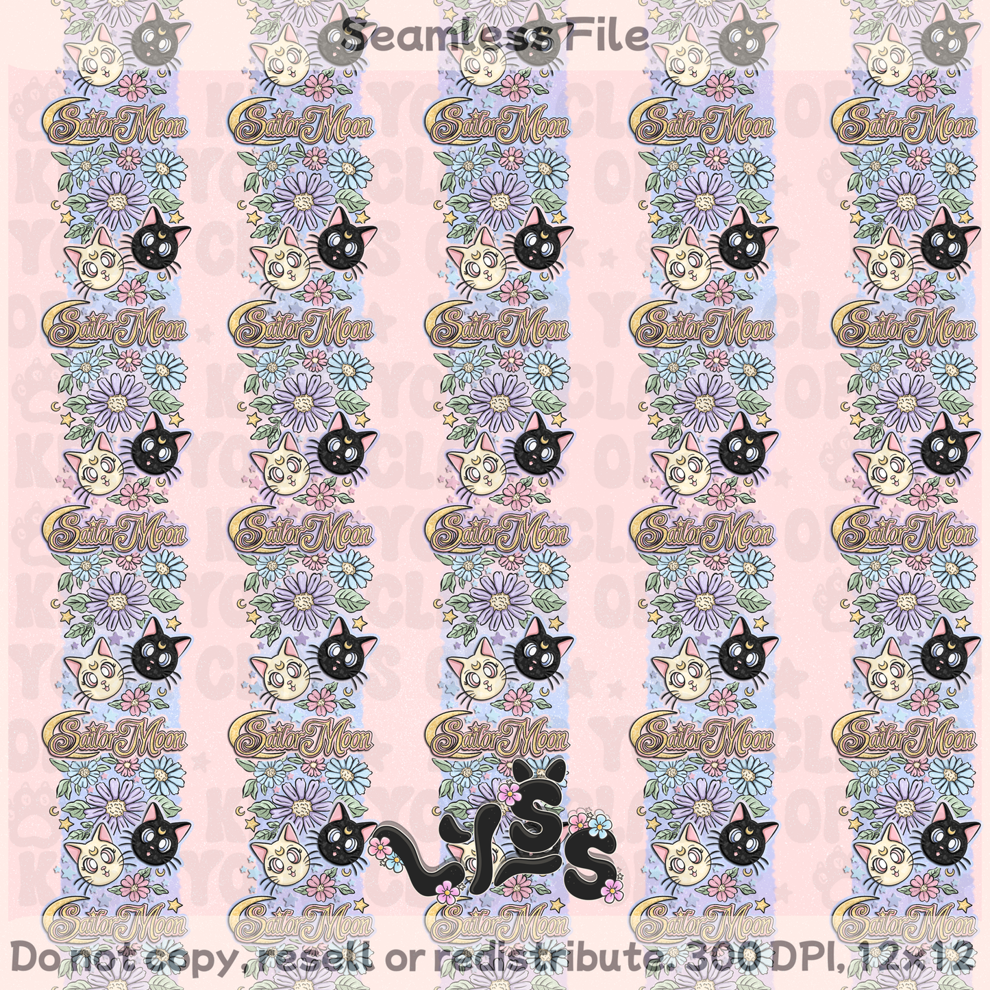 2026 - Lyss Doodles - Seamless Coordinate - Mystery Files #3 - 26LD009