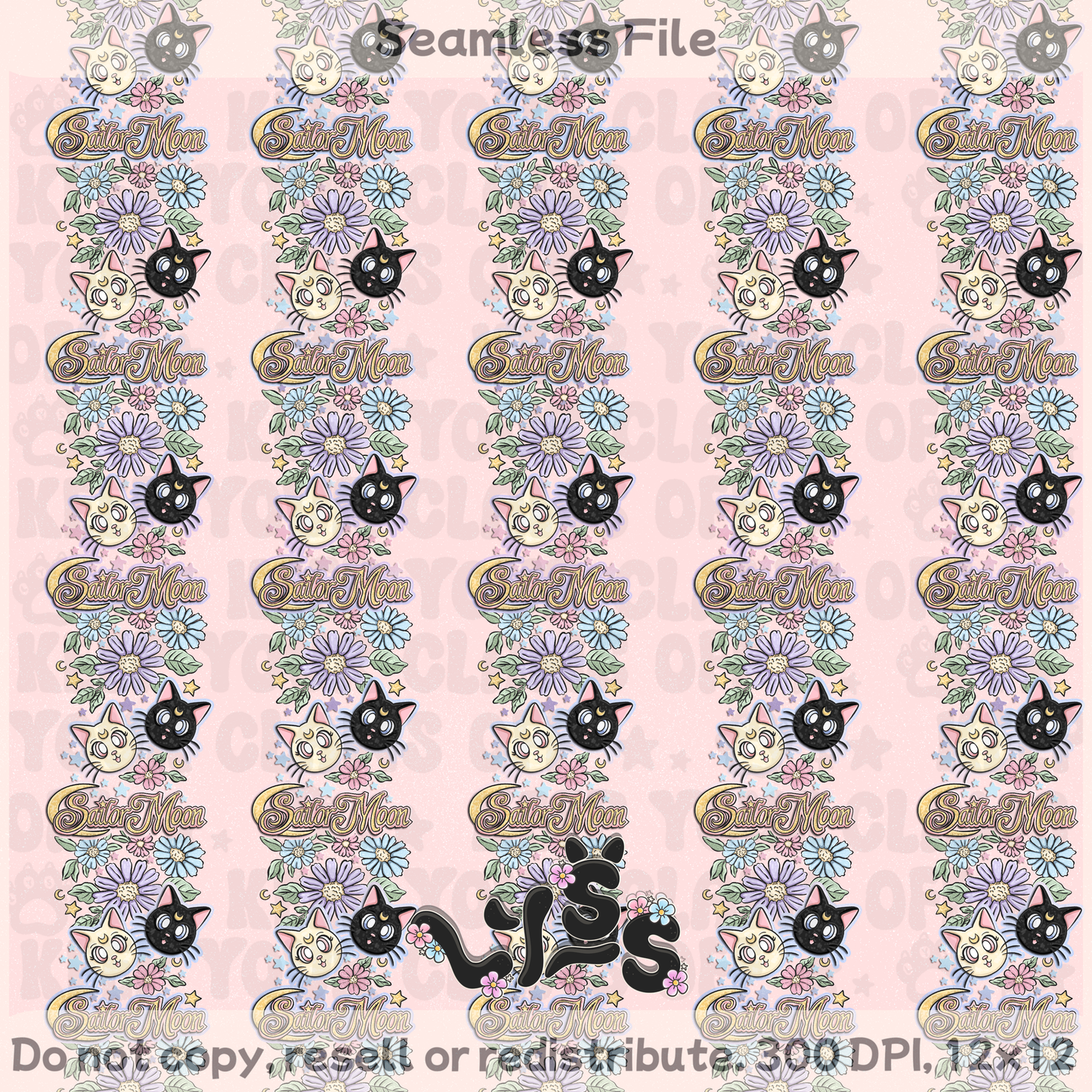 2026 - Lyss Doodles - Seamless Coordinate - Mystery Files #3 - 26LD009