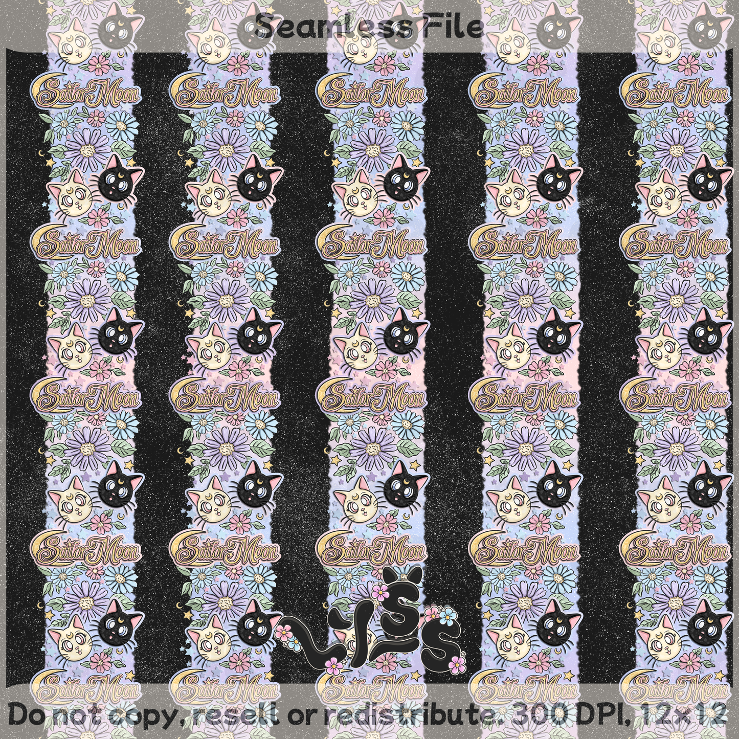 2026 - Lyss Doodles - Seamless Coordinate - Mystery Files #3 - 26LD009