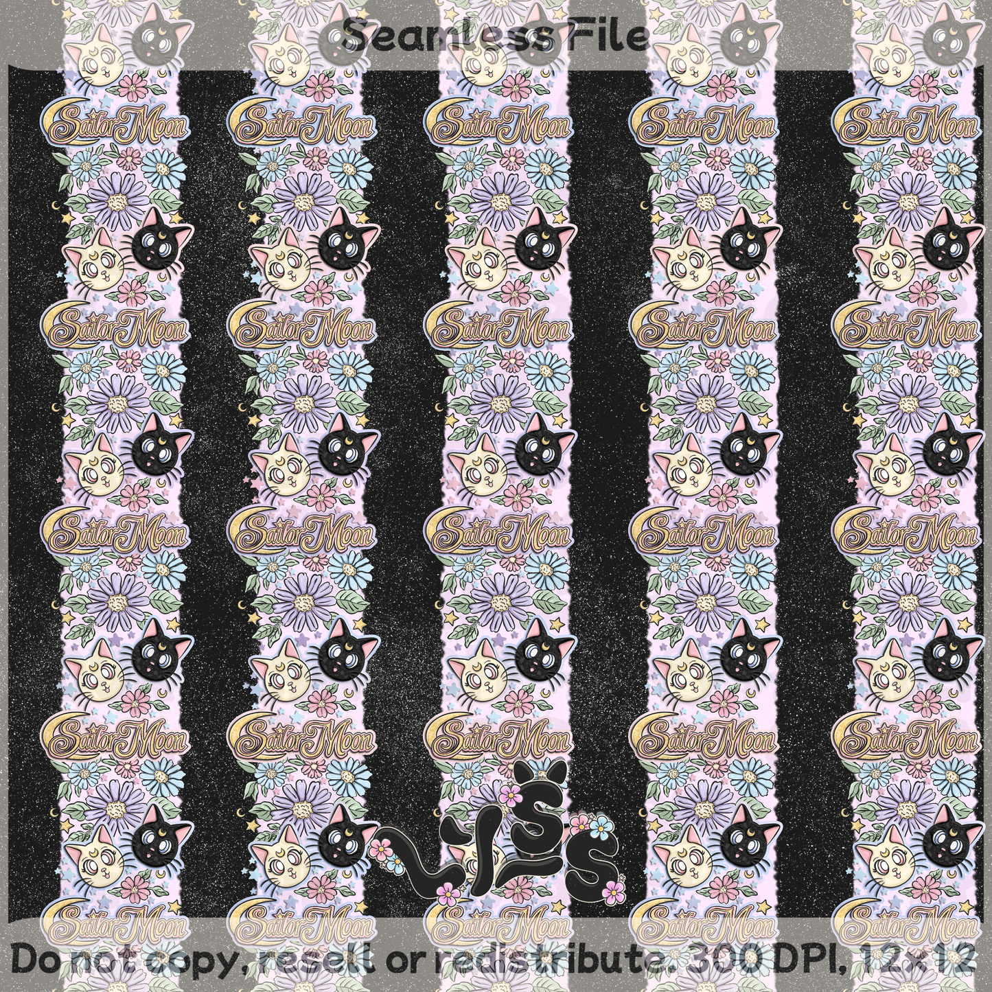 2026 - Lyss Doodles - Seamless Coordinate - Mystery Files #3 - 26LD009