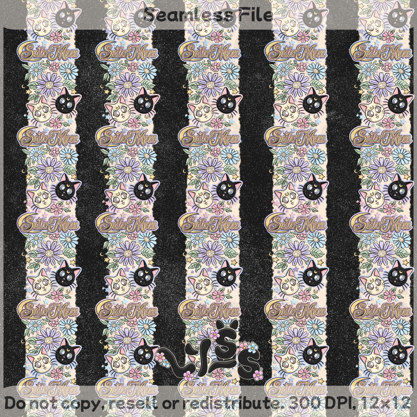 2026 - Lyss Doodles - Seamless Coordinate - Mystery Files #3 - 26LD009