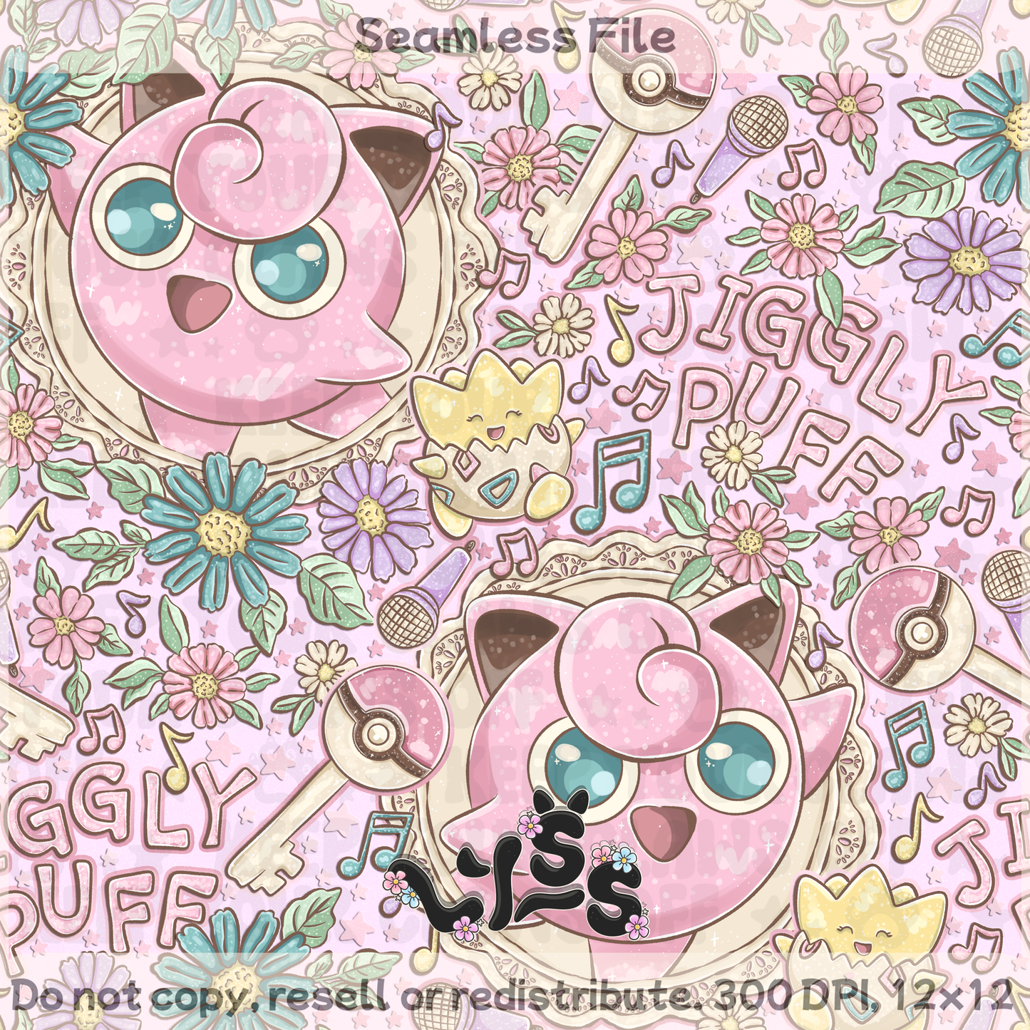 2026 - Lyss Doodles - Seamless - Mystery Files #5 - 26LD011