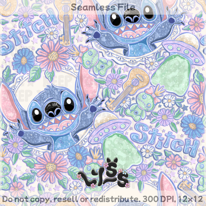 2026 - Lyss Doodles - Seamless - Mystery Files #6 - 26LD012