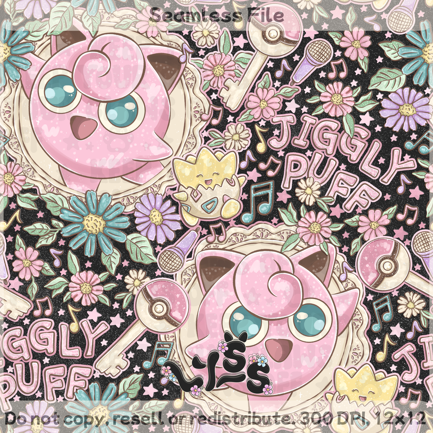 2026 - Lyss Doodles - Seamless - Mystery Files #5 - 26LD011