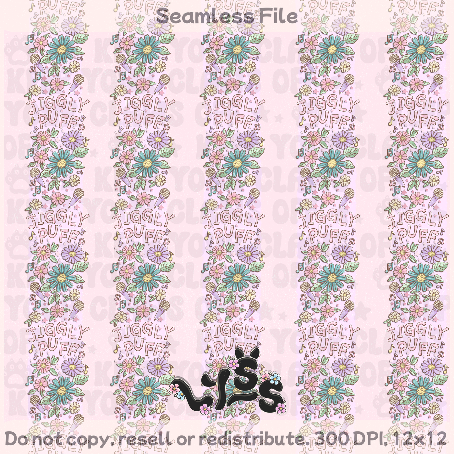 2026 - Lyss Doodles - Seamless Coordinate - Mystery Files #5 - 26LD011