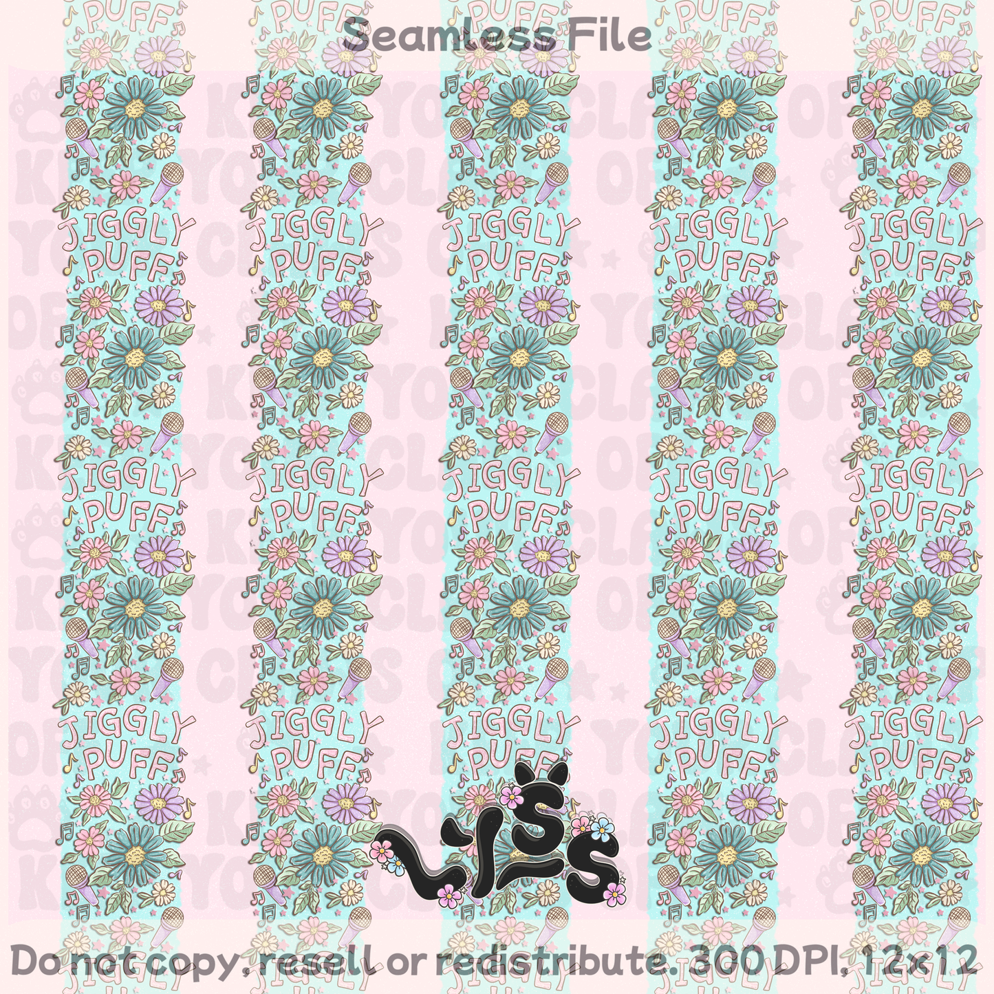 2026 - Lyss Doodles - Seamless Coordinate - Mystery Files #5 - 26LD011