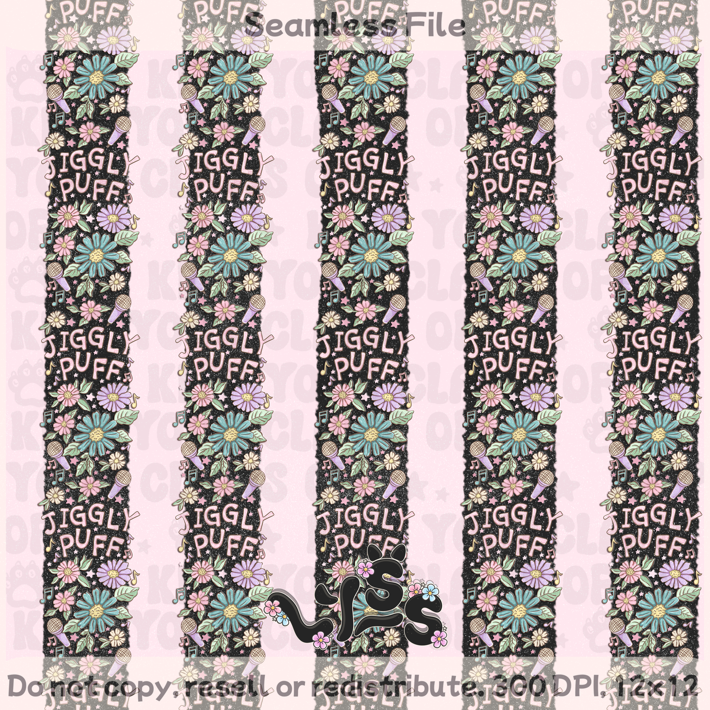 2026 - Lyss Doodles - Seamless Coordinate - Mystery Files #5 - 26LD011
