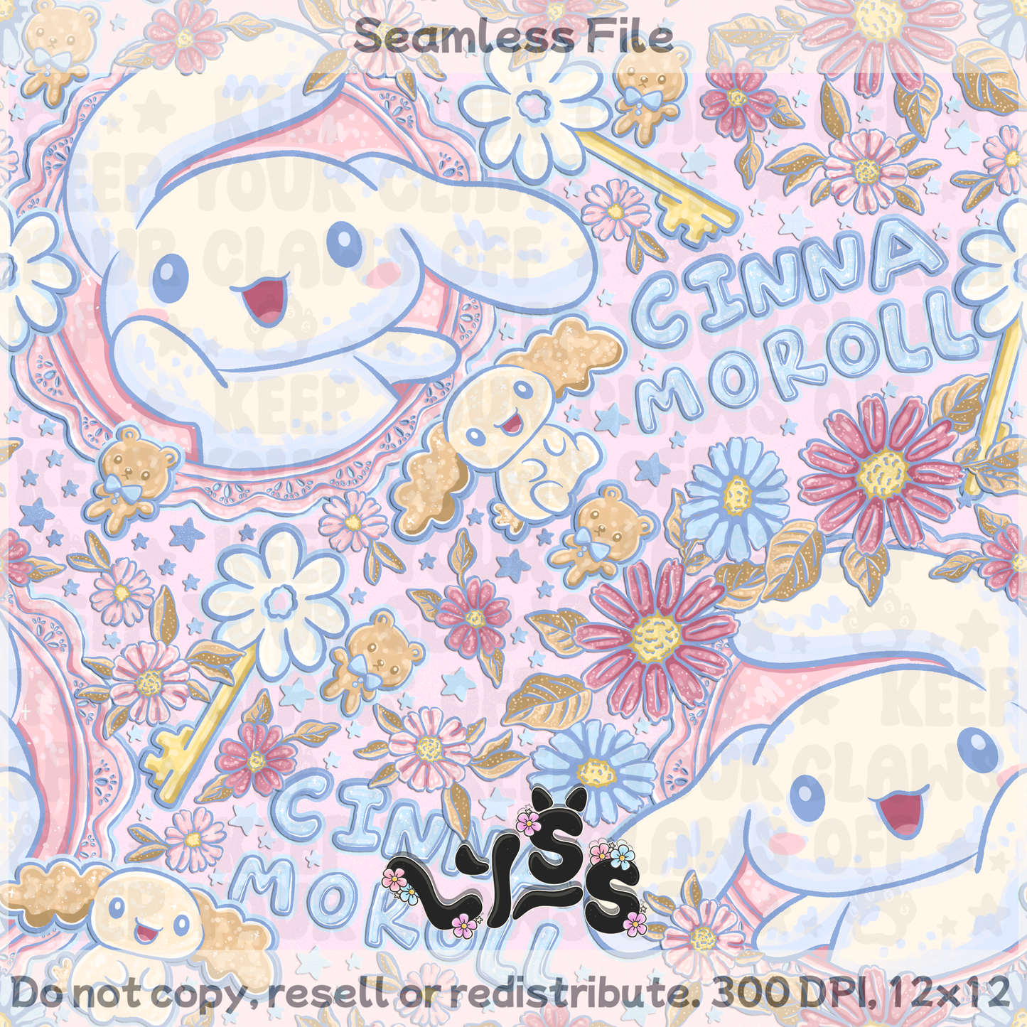 2026 - Lyss Doodles - Seamless - Mystery Files #4 - 26LD010