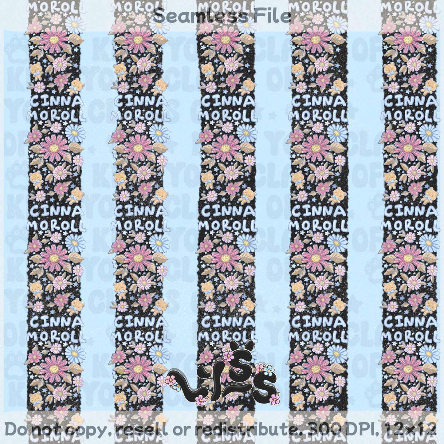 2026 - Lyss Doodles - Seamless Coordinate - Mystery Files #4 - 26LD010