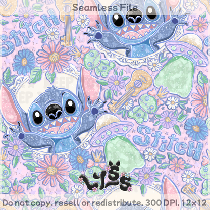 2026 - Lyss Doodles - Seamless - Mystery Files #6 - 26LD012