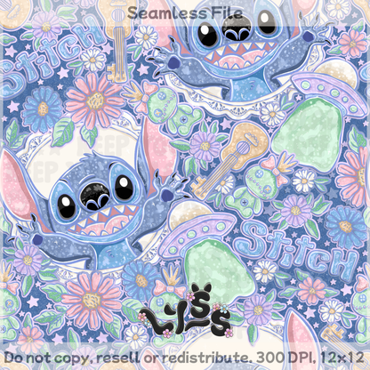 2026 - Lyss Doodles - Seamless - Mystery Files #6 - 26LD012