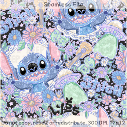2026 - Lyss Doodles - Seamless - Mystery Files #6 - 26LD012