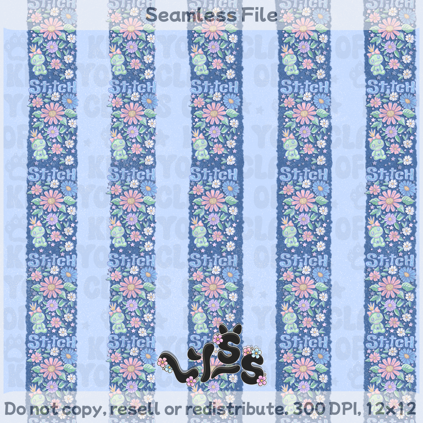 2026 - Lyss Doodles - Seamless Coordinate - Mystery Files #6 - 26LD012