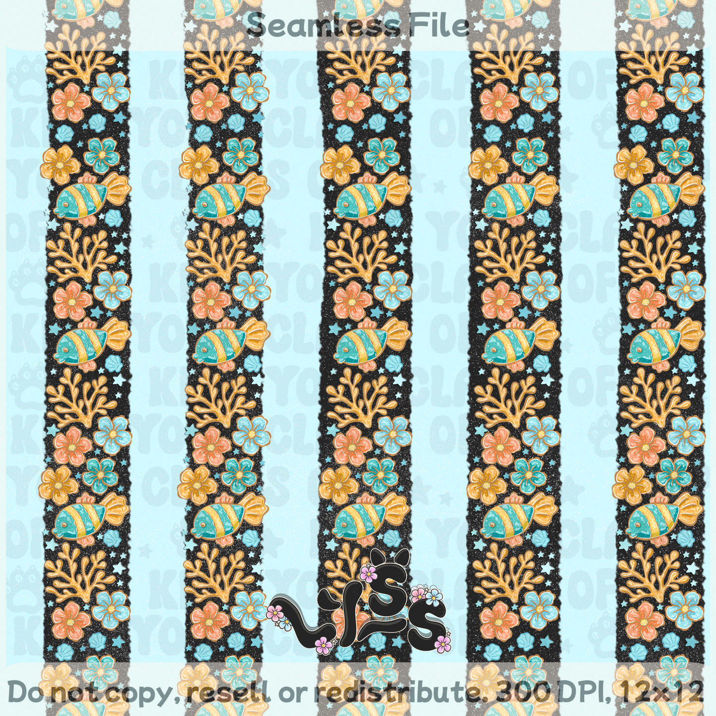2026 - Lyss Doodles - Seamless Coordinate - Mystery Files #1 - 26LD013