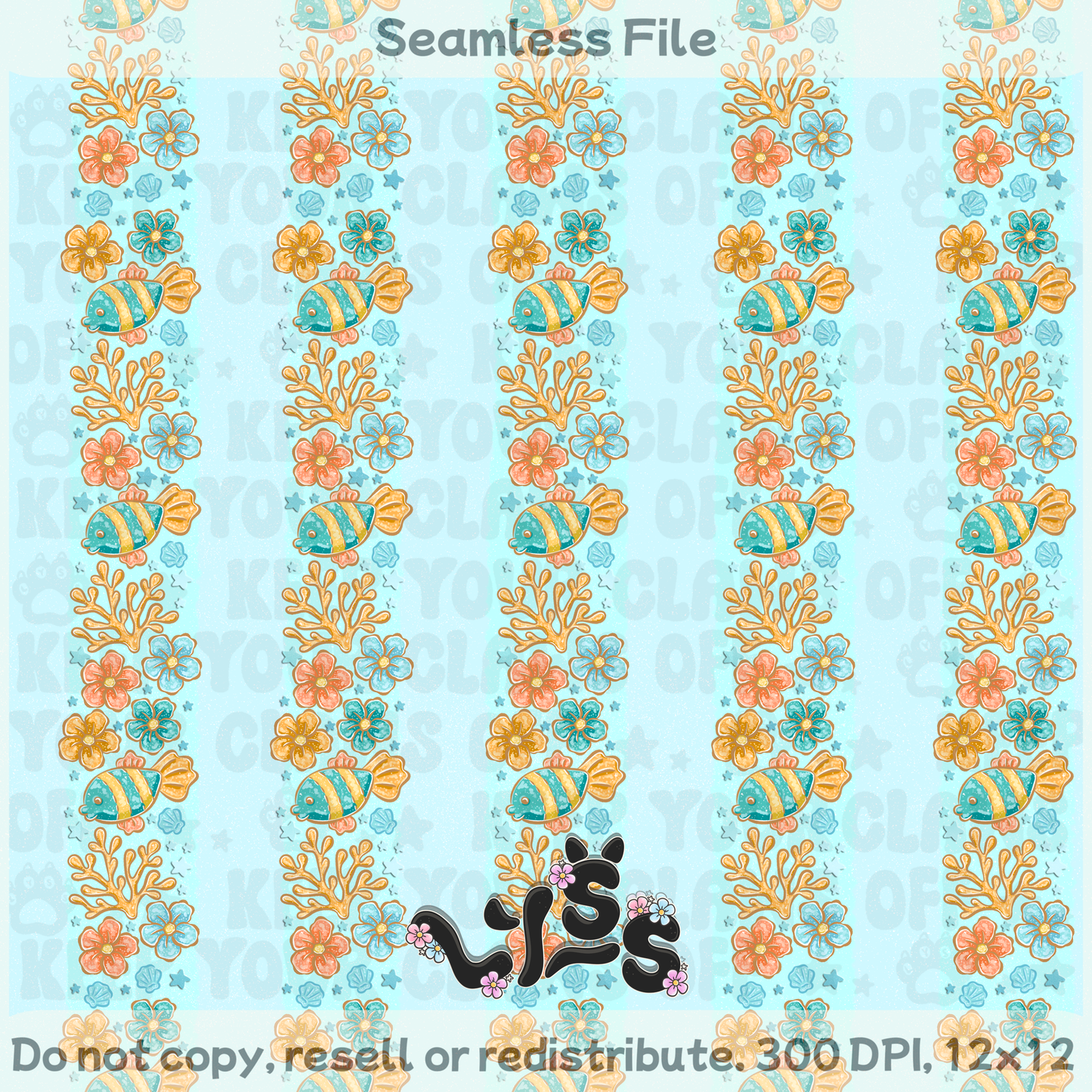 2026 - Lyss Doodles - Seamless Coordinate - Mystery Files #1 - 26LD013