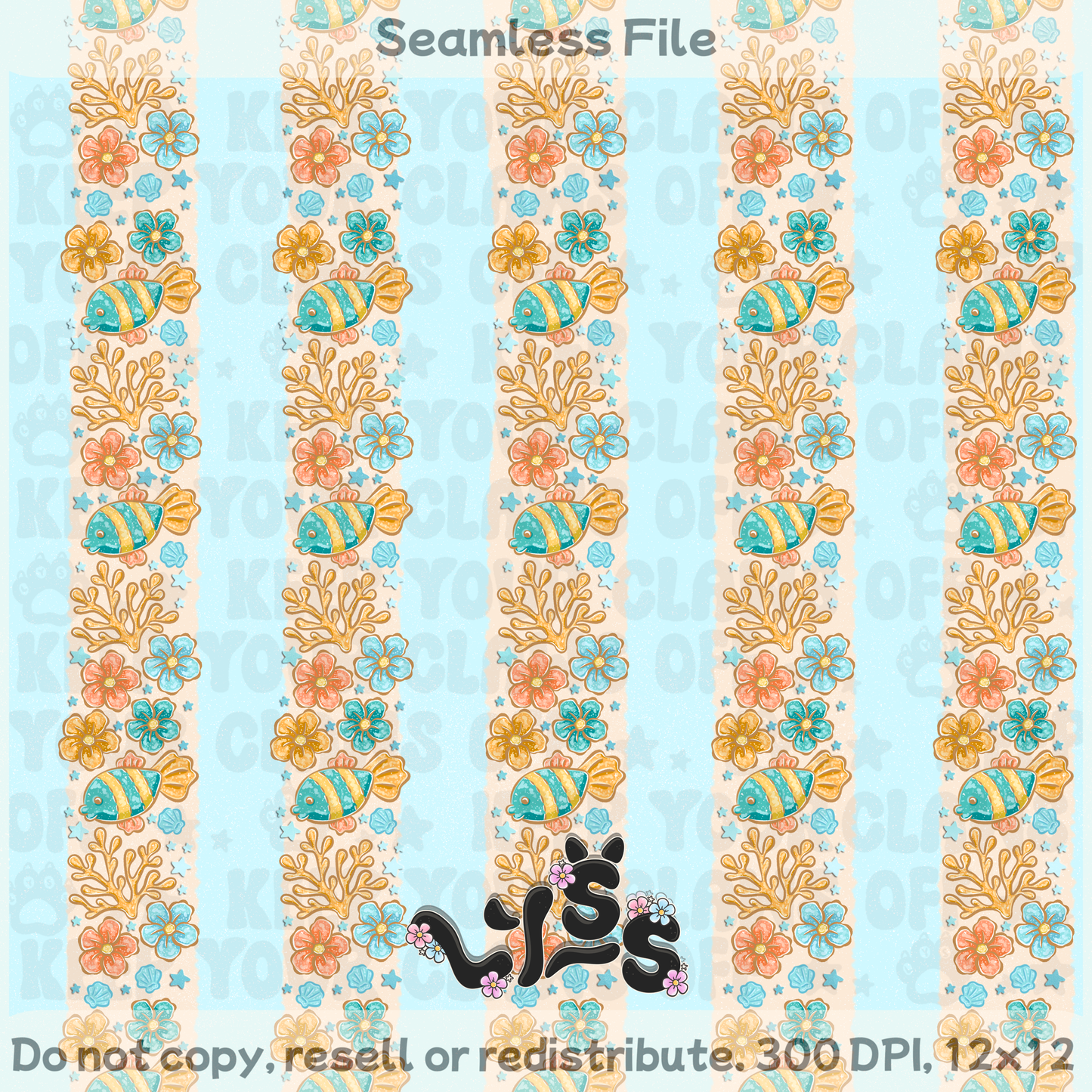 2026 - Lyss Doodles - Seamless Coordinate - Mystery Files #1 - 26LD013