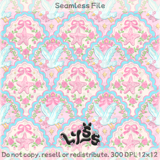 2026 - Lyss Doodles - Seamless - Mystery Files #4 - 26LD014