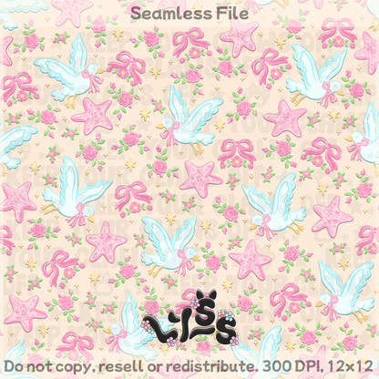 2026 - Lyss Doodles - Seamless - Mystery Files #4 - 26LD014