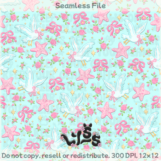 2026 - Lyss Doodles - Seamless - Mystery Files #4 - 26LD014