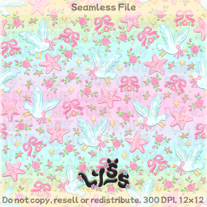2026 - Lyss Doodles - Seamless - Mystery Files #4 - 26LD014