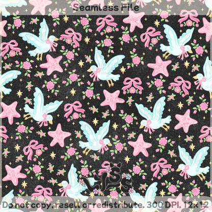 2026 - Lyss Doodles - Seamless - Mystery Files #4 - 26LD014