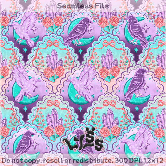 2026 - Lyss Doodles - Seamless - Mystery Files #5 - 26LD015