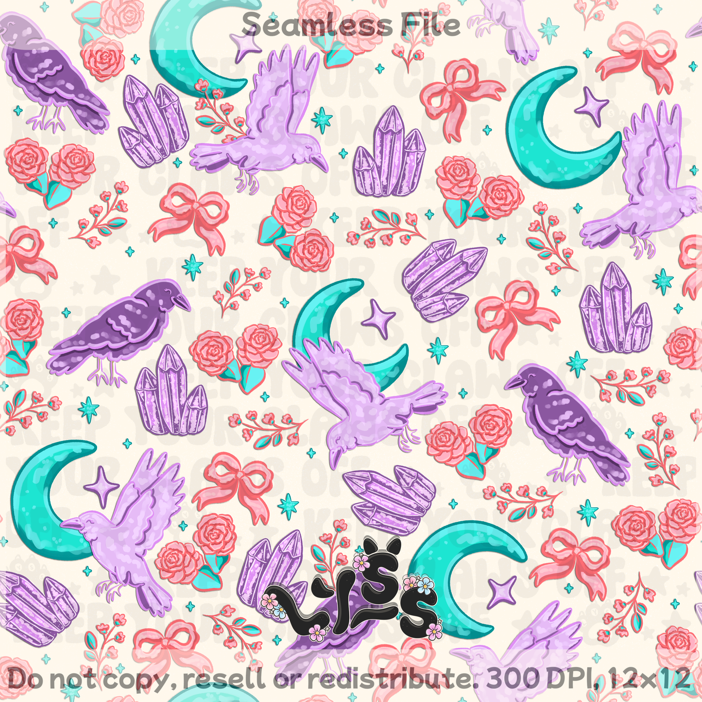 2026 - Lyss Doodles - Seamless - Mystery Files #5 - 26LD015